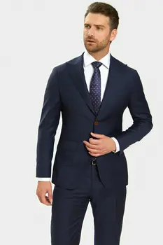 Пиджак приталенный из шерсти в клетку Пиджак приталенный из шерсти в клетку