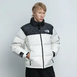 Мужской пуховик Retro Nuptse Jacket White Dune/TNF Black Мужской пуховик Retro Nuptse Jacket White Dune/TNF Black