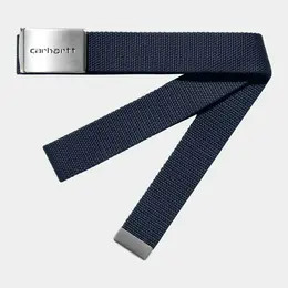 Ремень CARHARTT WIP Clip Belt Chrome SS24 Air Force Blue Ремень CARHARTT WIP Clip Belt Chrome SS24 Air Force Blue