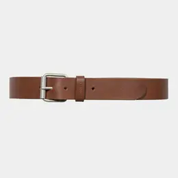 Ремень CARHARTT WIP Script Belt SS24 Cognac / Silver Ремень CARHARTT WIP Script Belt SS24 Cognac / Silver
