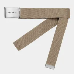 Ремень CARHARTT WIP Clip Belt Chrome FW25 Leather Ремень CARHARTT WIP Clip Belt Chrome FW25 Leather