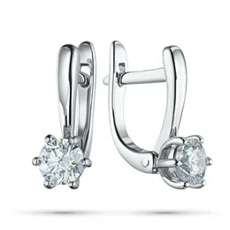 Серьги из белого золота э4712сг04184100_white Серьги из белого золота э4712сг04184100_white