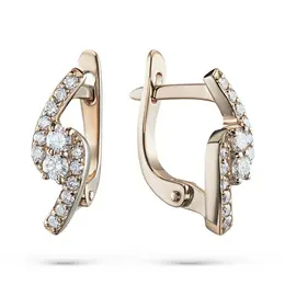 Серьги из красного золота э0212сг11190050 Серьги из красного золота э0212сг11190050