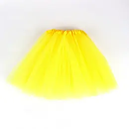 Карнавальная юбка из сетки, желтый