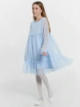 Платье для девочек голубое Платье для девочек голубое