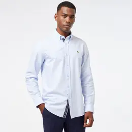 Мужская хлопковая рубашка Lacoste Slim Fit Мужская хлопковая рубашка Lacoste Slim Fit