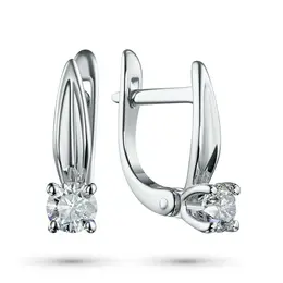 Серьги из серебра э0612сг07200756 Серьги из серебра э0612сг07200756
