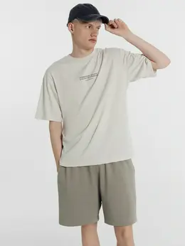 Шорты мужские в серо-бежевом цвете Шорты мужские в серо-бежевом цвете