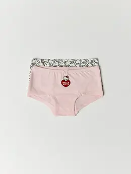 Набор из 2 трусов-шортиков с принтом Hello Kitty для девочек Набор из 2 трусов-шортиков с принтом Hello Kitty для девочек