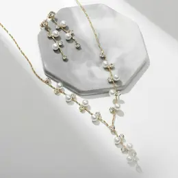 Набор 2 предмета: серьги, колье