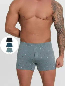 Трусы шорты мужские в наборе, 3 шт Трусы шорты мужские в наборе, 3 шт