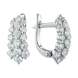 Серьги из белого золота э4712сг03210902 Серьги из белого золота э4712сг03210902