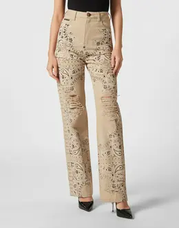Широкие Джинсы Philipp Plein Широкие Джинсы Philipp Plein