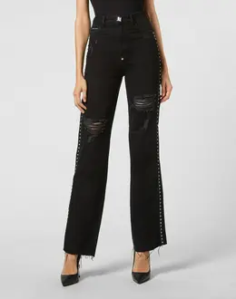 Широкие Джинсы Philipp Plein Широкие Джинсы Philipp Plein