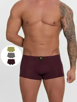 Трусы боксеры мужские в наборе, 3 шт Трусы боксеры мужские в наборе, 3 шт