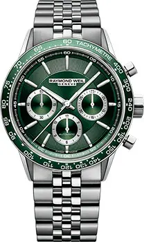 Швейцарские наручные  мужские часы Raymond weil 7741-ST7-52021. Коллекция Freelancer