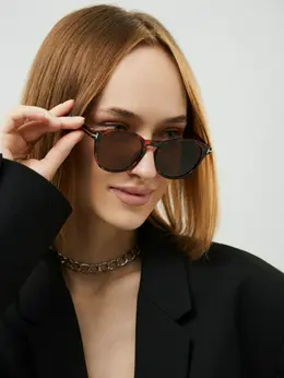 Очки солнцезащитные женские, uv 400, ширина 14.1 см, дужка 13.5 см, линза 6×5.1 см Очки солнцезащитные женские, uv 400, ширина 14.1 см, дужка 13.5 см, линза 6×5.1 см