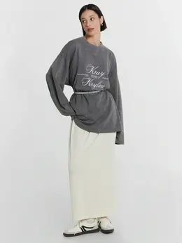 Юбка женская миди кремовая Юбка женская миди кремовая