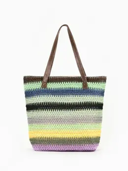 Сумка пляжная на молнии, на подкладке, 45×12×38 см, зеленая/синяя/черная