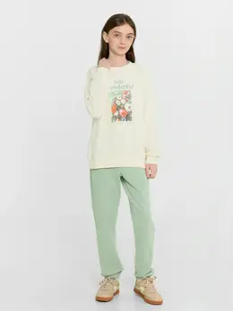 Брюки для девочек зеленые Брюки для девочек зеленые