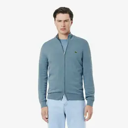 Мужской свитер Lacoste на молнии из органического хлопка Мужской свитер Lacoste на молнии из органического хлопка