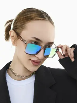 Очки солнцезащитные, uv 400, ширина 14 см, дужка 15 см, линза 5.2×4.1 см