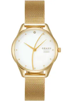 fashion наручные  женские часы Obaku V297LXGXMG-DWW. Коллекция Diamond