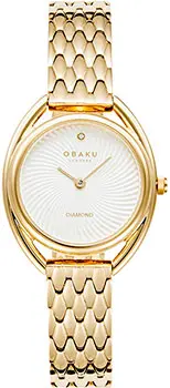 fashion наручные  женские часы Obaku V286LXGISG. Коллекция Diamond