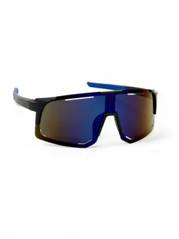 Очки солнцезащитные спортивные велосипедные, uv 400, 15×12.3 см, синие