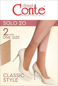 Носки женские Conte Elegant SOLO 20 Natural