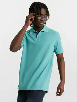 Поло мужское голубое