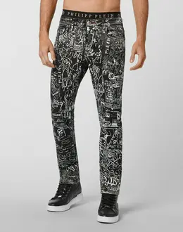 Джинсы Прямые Philipp Plein
