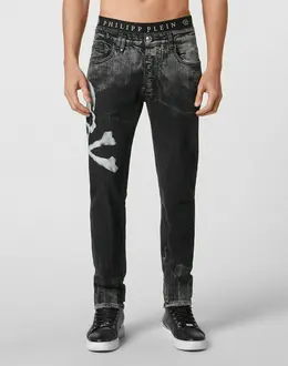 Джинсы Прямые Philipp Plein