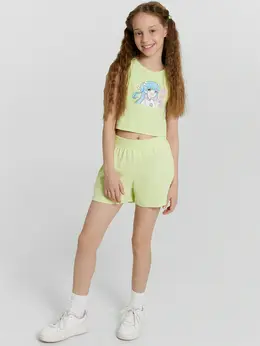 Шорты для девочек желтые Шорты для девочек желтые