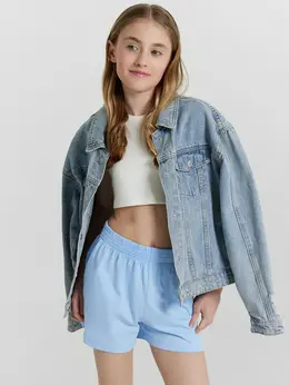 Шорты для девочек голубые Шорты для девочек голубые