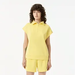 Женская толстовка Lacoste с высоким воротом на молнии без рукавов