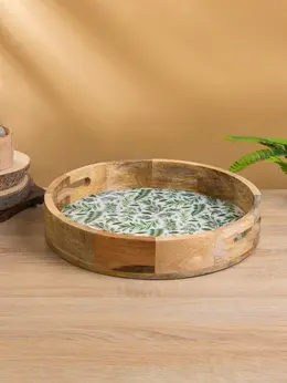 Поднос круглый с бортиками Поднос круглый с бортиками