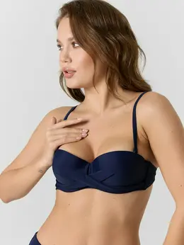 Бюстгальтер купальный женский синий Бюстгальтер купальный женский синий