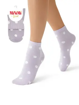Носки MINI TREND 4209 с высокой резинкой в горошек Носки MINI TREND 4209 с высокой резинкой в горошек