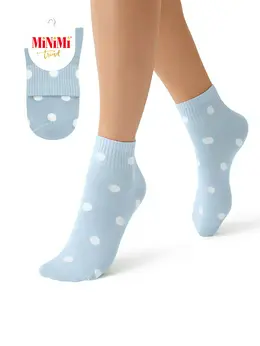Носки MINI TREND 4209 с высокой резинкой в горошек Носки MINI TREND 4209 с высокой резинкой в горошек
