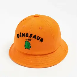 Панама для мальчика minaku dinosaur, оранжевая, размер 48 Панама для мальчика minaku dinosaur, оранжевая, размер 48