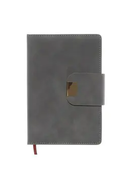 Ежедневник недатированный а5, с хлястиком, 96 листов, линия, пвх, серый Ежедневник недатированный а5, с хлястиком, 96 листов, линия, пвх, серый