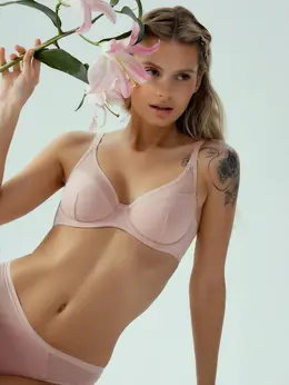 Бюстгальтер женский розовый