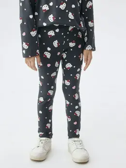 Леггинсы с принтом Hello Kitty для девочек Леггинсы с принтом Hello Kitty для девочек