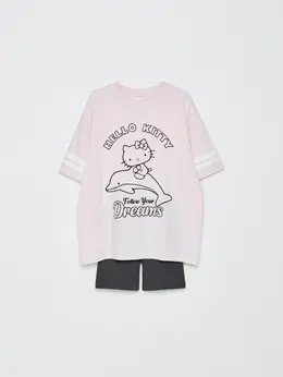 Пижама с принтом Hello Kitty для девочек
