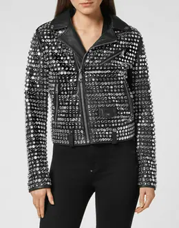Кожаная Куртка Philipp Plein Кожаная Куртка Philipp Plein