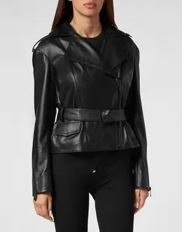 Кожаная Куртка Philipp Plein Кожаная Куртка Philipp Plein