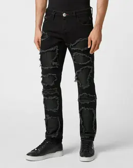 Джинсы Прямые Philipp Plein
