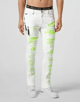 Джинсы Зауженные Philipp Plein