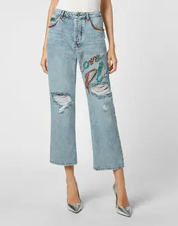 Джинсы Прямые Philipp Plein